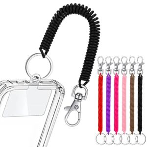 Tri-Town Spring Rope Keychain: A Multifunctional Mobile Phone Lanyard