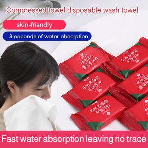 Disposable Compressed Face Towel One-Time Towel Portable Mini Travel Candy Cotton Cleansing Wash Towel 20pcs