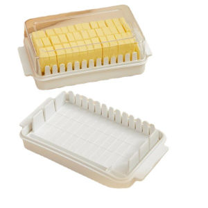 Protable Solid Butter Cut Storage Box kitchen accessories Refrigerator Fresh Keeping Box Breakfast Cheese Fresh-keeping Box