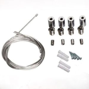 YANGS Wires and Screws Suspension Panel lights Adjustable Steel Rope Led Panel Hanging Lamp Sling Wire Accessory Kit