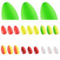 GGR 30pcs Foam Fishing Float Fishing Foam Float High Sensitivity Conical Shape Fishi Buoy Indicator Foam Floats Eye-catching Fishing Foam Bobber Saltwater. 