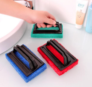 Bàn chải bọt biển vệ sinh bồn rửa nhà bếp có tay cầm bàn chà cọ nồi lau chùi nhà bếp nhà