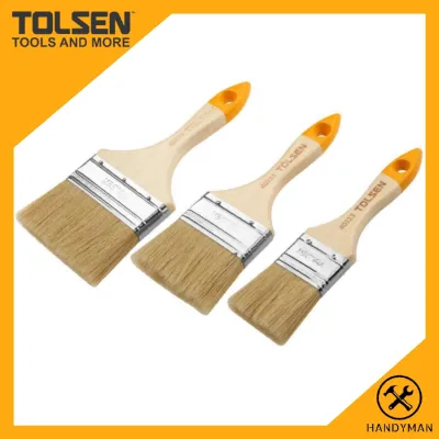 Tolsen 2 Inch 3 Inch and 4 Inch 3pcs Paint Brush Set 40145