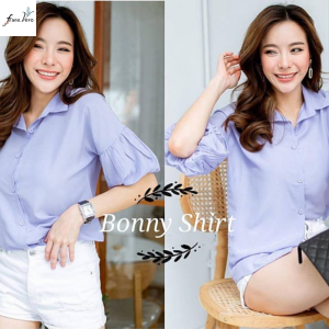 Bonny Shirt 1041 Bahan katun rami Ld 100cm P 63cm