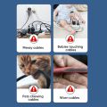 🇸🇬 10/28mm Cable Wrap Tube Cord Protector  Management Installer Clip  Cable Holder Organizer  spiral cable wrap. 