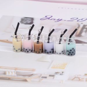 NBANLIKE 2810mm Lovely 10 pcs Earrings Resin Accessories Necklace Bottle Gift For Girls DIY Making Charms Jewelry Making Pendant