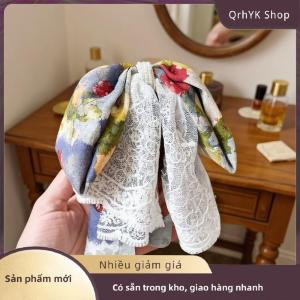 Hàng có sẵn✨ Sơn Dầu Phong Cách Ren Bow Đuôi Ngựa Clip Tóc Clip Thanh Lịch Móng Vuốt Tóc Cho Phụ Nữ Ngọt Ngào Cô Gái Cổ Điển Phong Cách Tóc Phụ Kiện