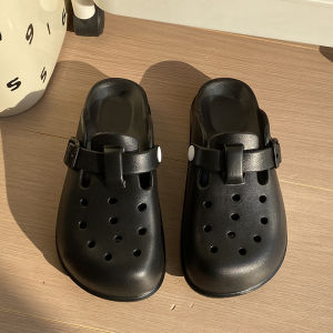 EVA Closed-Toe Slip-On Sandals For Women 2025 New Model Thick-Soled Lazy Slip-On EVA Sandals