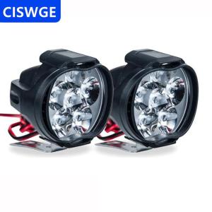 [COD] CISWGE AUTOPARTS 1 LED xe máy Đèn pha trắng siêu sáng 6 LED làm việc Spotlight