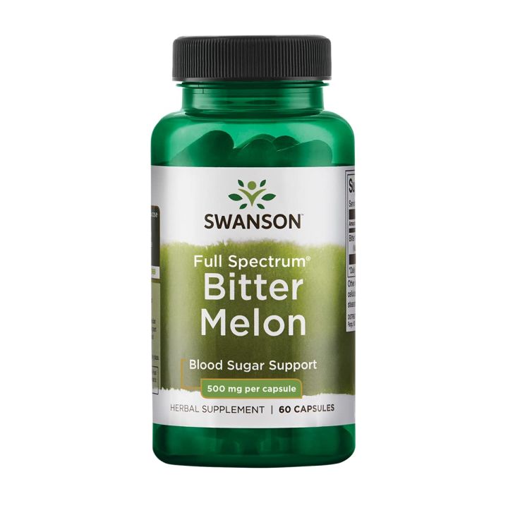 Swanson Full Spectrum Bitter Melon 500mg - Viên uống mướp đắng hỗ trợ đường  huyết cho người bệnh tiểu đường 60 viên Sản Phẩm Bổ Sung Mướp Đắng Từ Mỹ -  Lazada | Lazada.vn