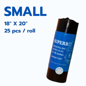 Trash Bags Garbage Recycling Bins (Small/Medium/Large/XL/XXL) Black Garbage Bag Large (10pcs/25pcs)