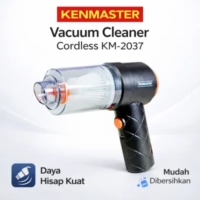 Kenmaster Vacuum Cleaner Mini Portable KM-2037 / Penghisap Penyedot Debu Mobil & Rumah