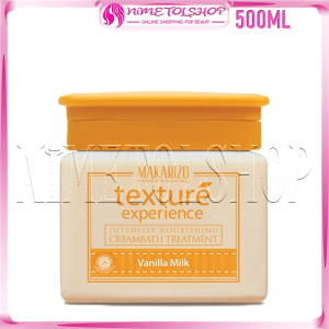 MAKARIZO Texture Experience Creambath 500ml Rambut Rusak Rontok Kering Ketombe Gatal Chocolate Mint