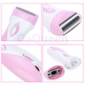 KEMEI Shaver Women Epilator Rechargeable Body Hair Remover Epilator Shaver Leg Armpit Pubic Hair Pencukur Rambut Misai | Cute Baby. 