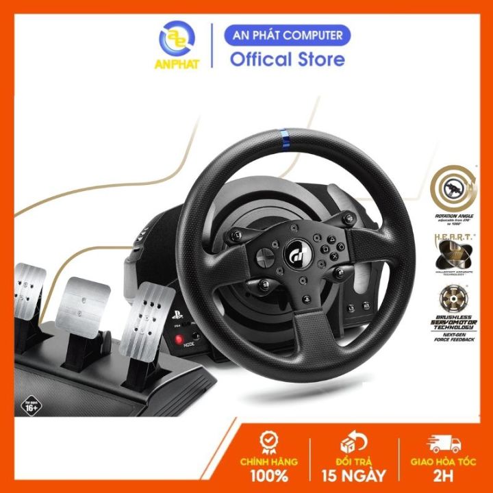 Vô lăng ThrustMaster T300 RS GT Edition (Support PS4 / PS5 / PC) đã kèm Pedal T3PA GT - Thương hiệu Châu âu ( France )