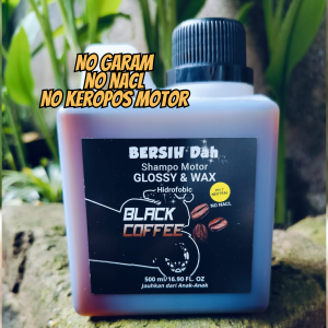 Shampo Motor GLOSSY AND WAX Black Coffee 500 ML