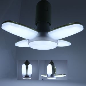 Eason Mall COD Mini Fan Blade 28W/45w【4+1】【3+1】6500K Foldable Fan Blade Bulb LED UFO Light