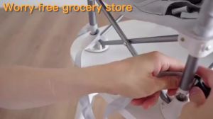 Foldable Baby Dining Chair Portable Toddler Feeding Booster Chair Suitable for Home Outdoor Travel Daily