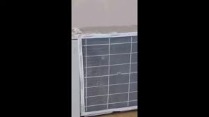Air Conditioner Outdoor Unit Dust Filter Mesh Universal Anti-Willow Catkin Protective Cover with Adhesive Velcro for Midea Gree Aux AC Units