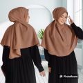 HIJAB BERGO MARYAM CRINGKLE AIRFLOW/BERGO CRINGKLE SIZE L/JILBAB CRINGKLE/HIJAB MARYAM CRINGKLE. 