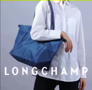Classic French Fashion multicolor Original Longchamp bag for women handbag 70th Commemorative style 3 size embroidery pattern girls lady casual shopping tote bagsA88