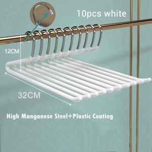 Telescopic Closet Pants Hanger Sliding Hanger Wardrobe Organizer Pull Out Pants Hanger Rack Clothes Rail Hanging Storage Rack