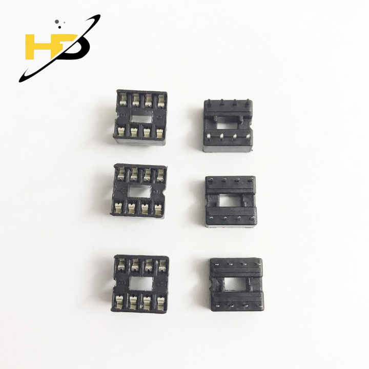 Bộ 20 Đế IC 8 Chân Loại Dẹt, Conecter Ổ Cắm IC DIP8(Mới)