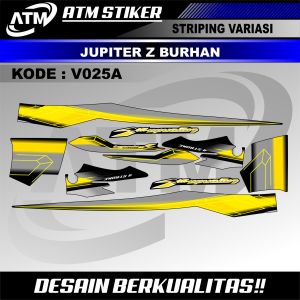 Stiker striping jupiter lama / jupiter burhan lagenda z burhan variasi