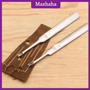 Mazhaha Leather Leathercraft Tool Kit Stitching U+V Shaped Groover Skiving Edge Beveler
