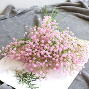 COOLSOOL Bó hoa cô dâu Hoa nhân tạo Đồ cưới Gypsophila nhân tạo Hơi thở của em bé Hoa giả Hoa bất tử