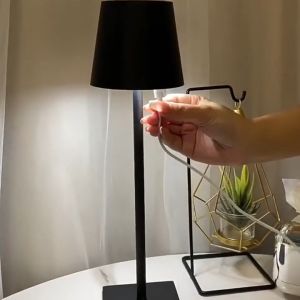 Hotel Cordless USB Rechargeable Table Lamp Waterproof Touch Switch for Bedroom Studyroom Restaurant