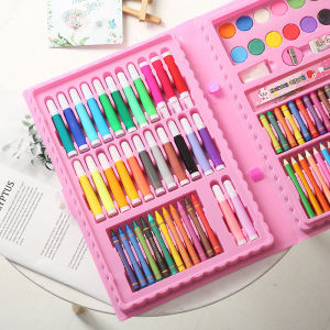 86/42Pcs Kids Super Mega Art Coloring Set Crayons Oil Pastels Color Pencils For Drawing
