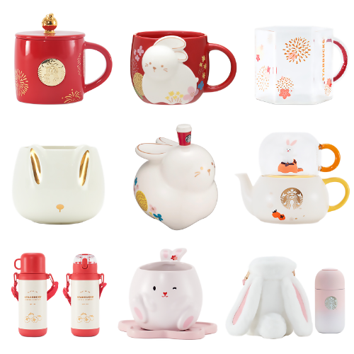 Starbuck Official Store Starbuck Year of The Rabbit 2023 Cup Lunar New ...