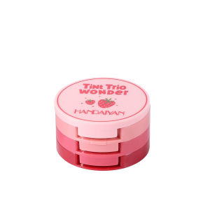 3 Layers Blusher Creamy Blush Stick Makeup Long-Lasting Waterproof Simple High-End Lip Cheek Tint Pink Blusher