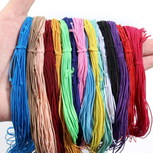 1mm 20M Braided Elastic Cord Beading Threads Stretch String Fabric Crafting Cords for Jewelry Making