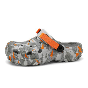 Free Shipping 2026 New Summer Perforated Sandals Featuring A Printed Design Soft Soles And A Casual Beach Style Making Them Fashionable And Versatile For Various Occasions