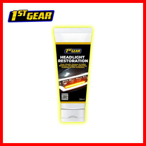 1St Gear Headlight Restoration Headlight Restorer Removes Hazy Headlight Yellowish Headlight Cleaner for Motorcycle for Car for Foglight for Headlight DIY Restoration Kit Glass Restorer Best Seller Cleaners Fog Lamp Cleaner Headlight Repair Plastic Restor