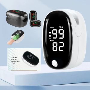 COD100% genuine Pulse Oximeter Finger Pulse Rate Blood Oxygen Saturation Monitor Original Digital Finger Oximeter Fast Digital Display Oximete LED Screen