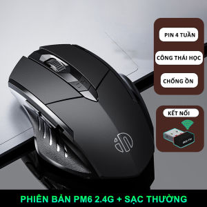 Chuột không dây bluetooth SIDOTECH INPHIC M6PRO gaming tắt âm silent chống ồn công thái học laptop PC làm việc chơi game