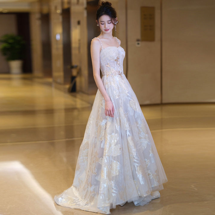 HOFALY Fairy Quality Evening Dress Dinner Party Luxury 2024 Luxury