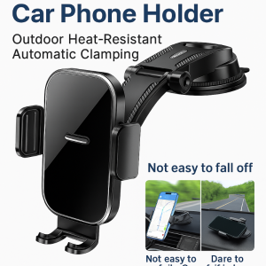 Car Phone Holder Universal 360 ° Rotatable Suction Cup Shockproof Dashboard Phone Stand Mobile Phone Bracket