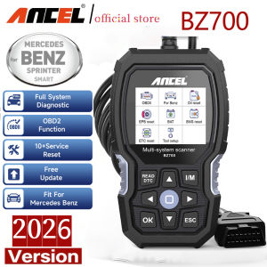 ANCEL BZ700 OBD2 Scanner for Mercedes for Benz Sprinter Smart Read Code ABS SAS TPMS DPF Diesel Car Diagnostic Tool
