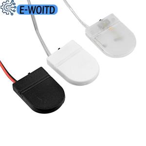 E-WOITD 5PCS Single Slot CR2032 CR 2032 Button Coin Cell Battery Holder Case Cover With ON-OFF Switch leads Wire 3V Battery Box