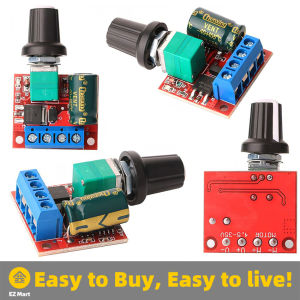 【Fast Shipping】 TZT 4.5-35V 90W PWM DC Motor Speed Controller Control Regulator Module 5A Switch Function LED Dimmer Board 20KHz 12V 24V LZC-PWM-Controller-Module