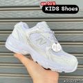 รุ่นNB 530 (Sz.30-36EU) แนะนำเผื่อ 1 ไซส์ สีขาวกกรมท่า เหมาะสำหรับเด็ก ใส่สบาย นุ่มเท้า V67D01. 