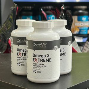 Thực Phẩm Bảo Vệ Sức Khoẻ Ostr ovit Omega 3 Extreme - - Giảm viêm cải thiện chất lượng giấc ngủ tốt cho da kiểm soát lượng dầu da kiểm soát độ ẩm của da ngăn ngừa sự tăng lớp sừng của nang lông.