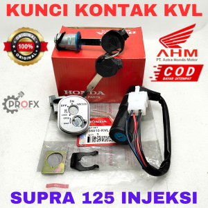 KUNCI KONTAK SET SUPRA X 125 INJEKSI HONDA KVL KUALITAS ORIGINAL ASLI AHM KONCI GEMBOK MOTOR