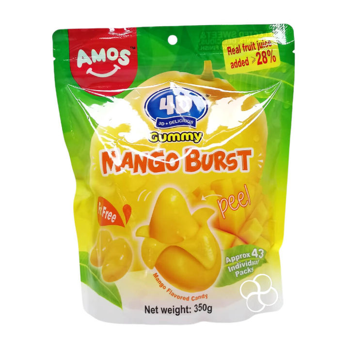 4D Gummy Mango Burst Candy 350g | Lazada PH