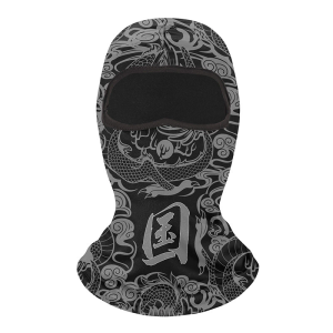 Outdoor Men Hiking Head Cover 1 Hole Breathable Full Face Mask Skull Balaclava Anti-UV Windproof Motorcycle Bicycle Headgear Cap H260928