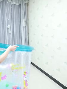 Nanjiren สระว่ายน้ำหนาพับได้ใช้ในบ้านเด็กอ่างอาบน้ำขนาดใหญ่ของเล่นเด็กถังว่ายน้ำเป่าลม